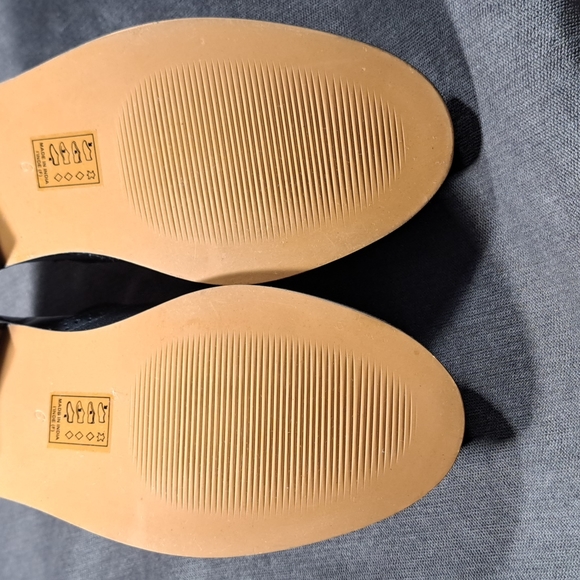 Cooperative Black Leather Side Buckle Slip On Oxford Loafers VG+ US 6 - Picture 9 of 16